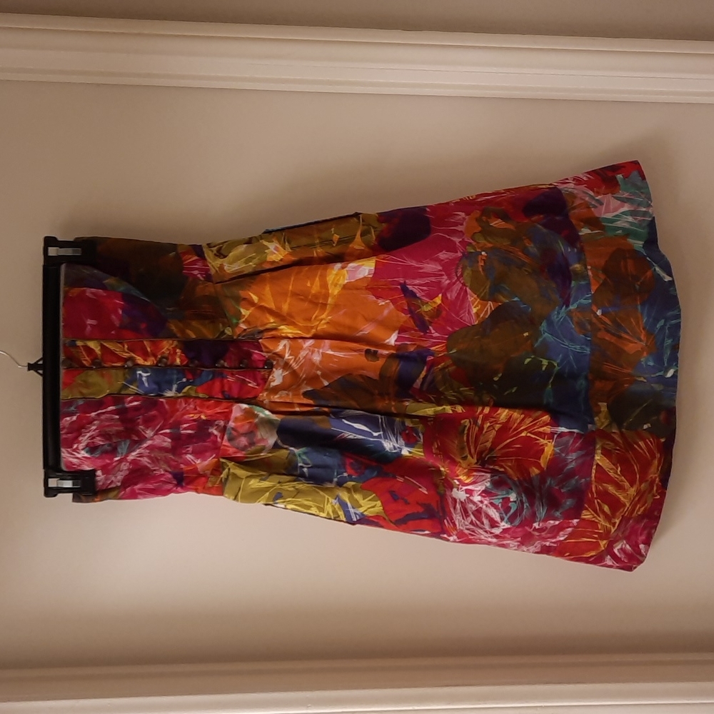 Moulinette Soeurs Vintage Water Color Floral Dress